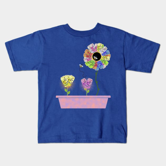 Flower Pot La Croix Kids T-Shirt by jeremiahm08